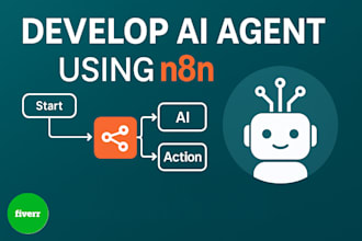 develop ai agent using n8n