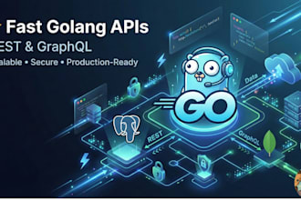 build fast and scalable rest or graphql apis using golang
