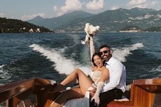 photograph luxury destination wedding in milan italy