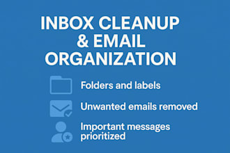 clean up and organize your inbox for a stress free email experience