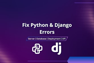 fix bugs and errors in your django or python website