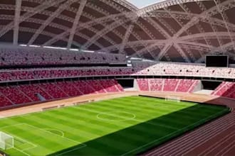redesign football stadium,sport arena,fitness center,sport facility, padel court