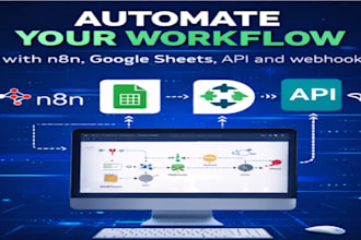 automate your workflow with n8n, google sheets, API and webhooks