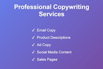 write sales copywriting that sells and converts