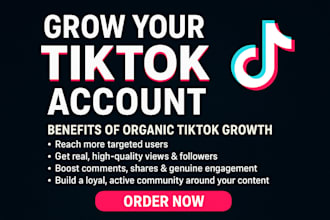 promote and grow youtube followers organically, tik tok videos growth