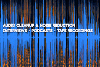noise reduction, dialogue repair, podcast clean up