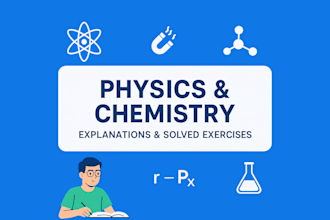 solve physics and chemistry problems with clear explanations