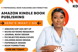 publish book on amazon, book formatting, paperback, coloring book design
