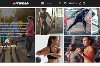 fitness shopify store, dump bell, yoga max, trend mill,home accessorie website