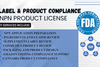 prepare and submit canadian npn application for supplement products