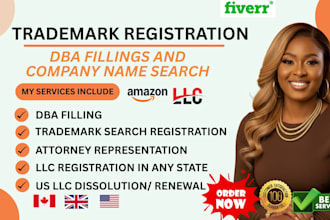 register US llc dba filling uspto trademark with ein for US and non residents
