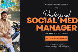 create your social media content, post, reels and be your account manager