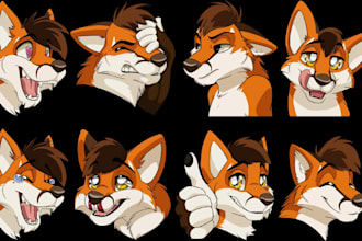 do furry telegram stickers, discord stickers, furry animated telegram sticker