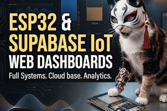 build an esp32 iot web dashboard with supabase