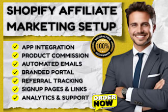 setup shopify affiliate marketing uppromote referral candy bixgrow goaffpro jaka