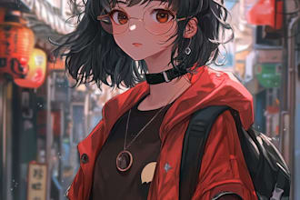 draw a anime character