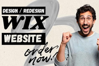 be a web development, optimization, and marketing expert in wix website