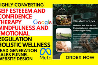 generate self esteem confidence therapy leads and build wordpress website