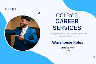 provide career services for warehouse roles