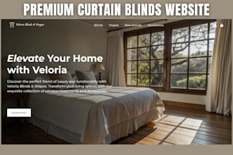 modern curtain blinds shopify store window blinds website home decor website
