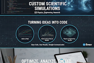build scientific simulations and models in python or c plus plus