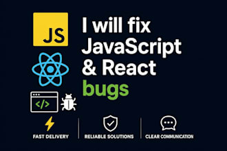 fix react and javascript bugs in your web application