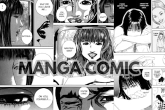draw manga comic pages editable nsfw manga page anime manga art as manga artist