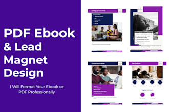 design a professional PDF lead magnet with interior layout