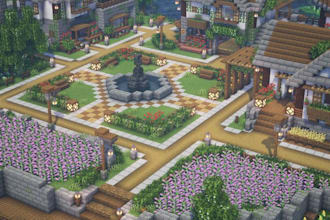 build castle, spawn,hubs,forms, villages,cities etc