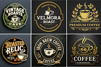 design a coffee shop, restaurant, bakery, bar or BBQ logo