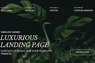 do landing page, webflow ecommerce, webflow integration, website redesign