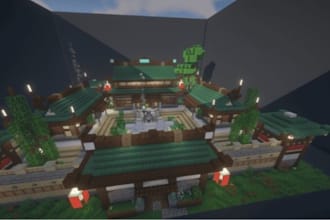 build survival or creative minecraft builds