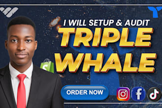 setup and fix triple whale tracking for shopify and ads attribution fast