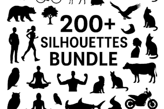 create premium silhouette bundles for cricut, etsy, and pod