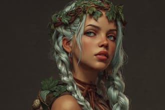 create a fantasy portrait for you