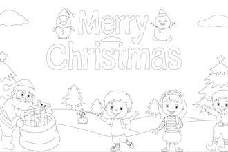 design colouring book for kid and adults