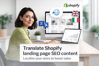 translate shopify landing page seo content, localise your store to boost sales