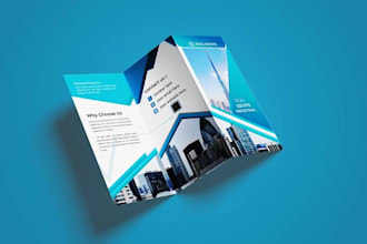 real estate sales brochure, buyer seller guide, newsletter, postcard