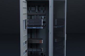 3d machinery product modeling and rendering