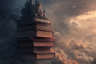 do fantasy book cover, book cover design, fantasy book