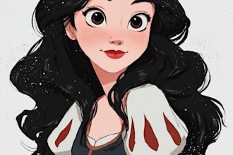 do disney cartoon portrait