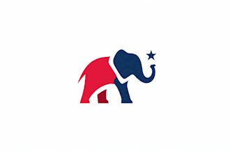 do modern and update political campaign logo