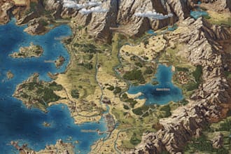 design  unique hand drawn map vector illustration for you