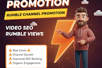 organic rumble promotion, rumble channel, rumble views, rumble video promotion