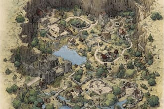 design a detailed and custom fantasy map for your dnd campaign