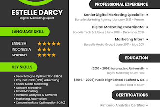 make cover later resume cv for you