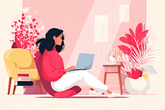 create modern flat vector illustration