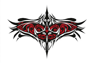 do a half sleeve tribal tattoo in polynesian pattern