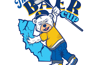 design a mascot custom premium ice hockey sports logo