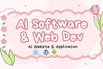build ai website, ai mobile application, full stack app